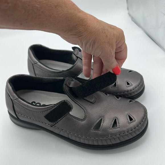 SAS Roamer Shoes Size 7W Gray Leather - Picture 6 of 14